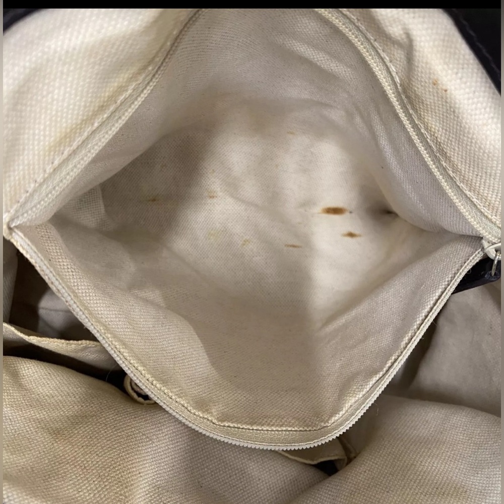 Authentic Gucci Tote Bag GG Canvas Beige Brown Leather. - Picture 14 of 17